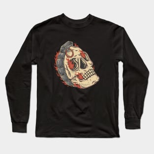 skull granade Long Sleeve T-Shirt